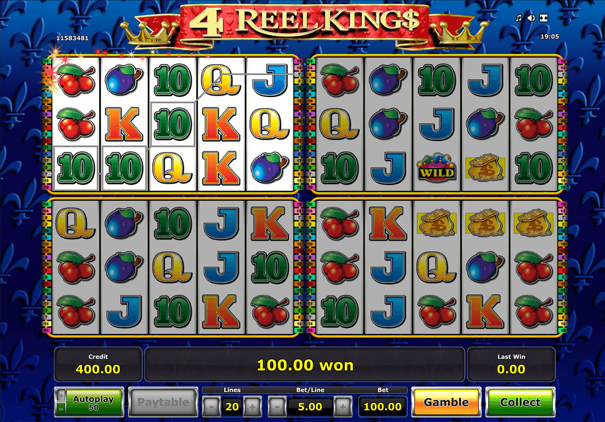 reel kings novomatic slot