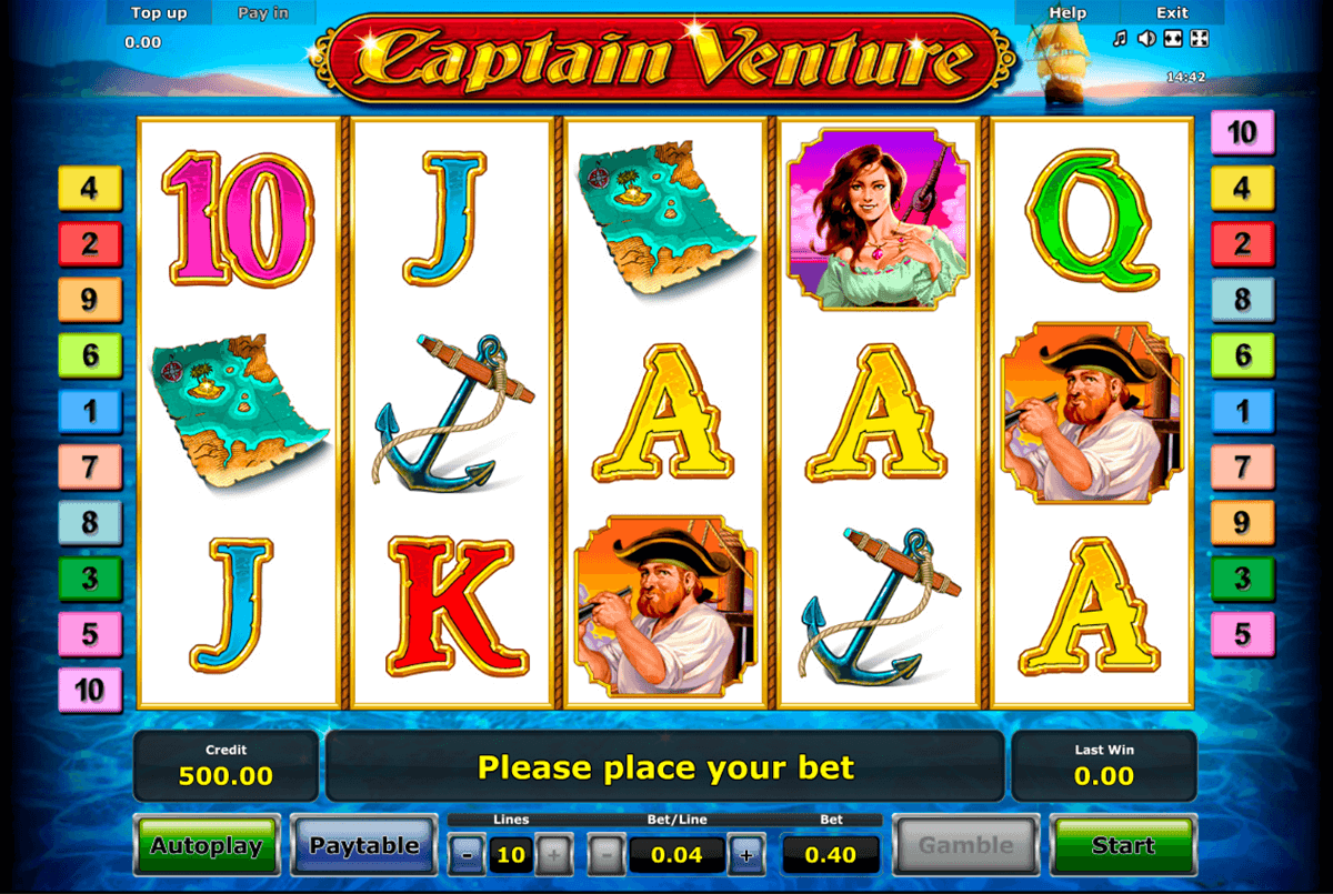 captain venture novomatic slot