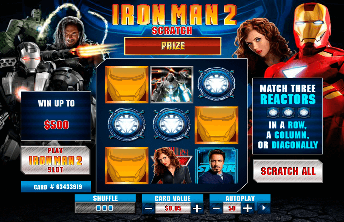 iron man scratch playtech