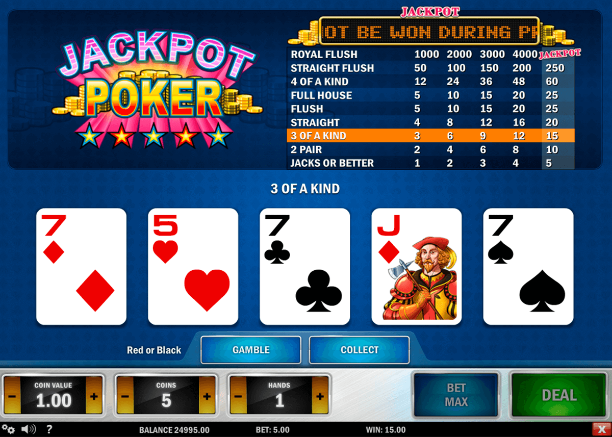 jackpot poker playn go