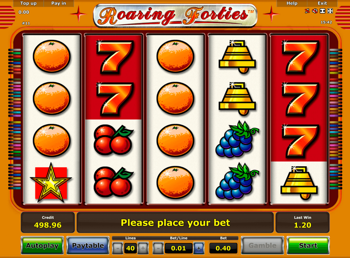 roaring forties novomatic slot