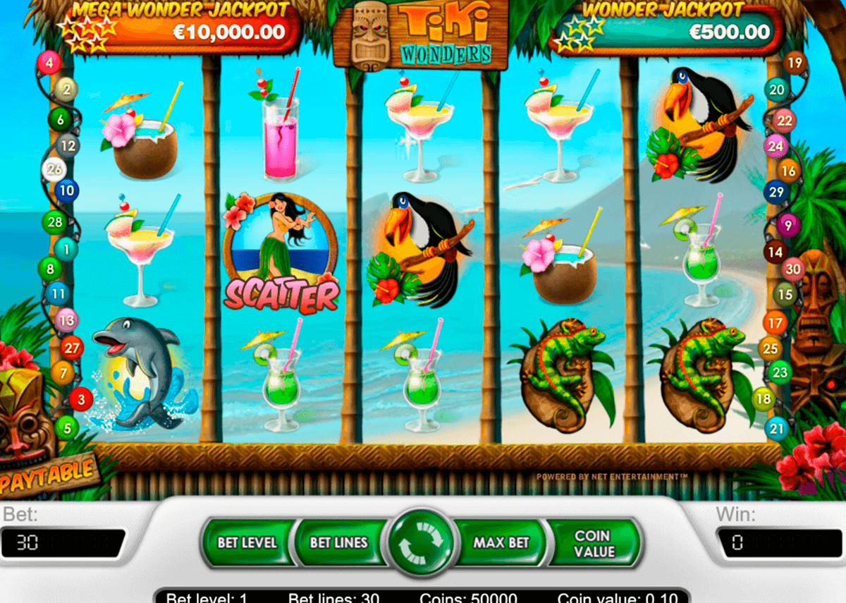 tiki wonders netent slot