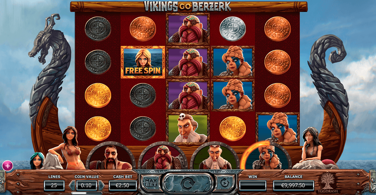 vikings go berzerk yggdrasil slot