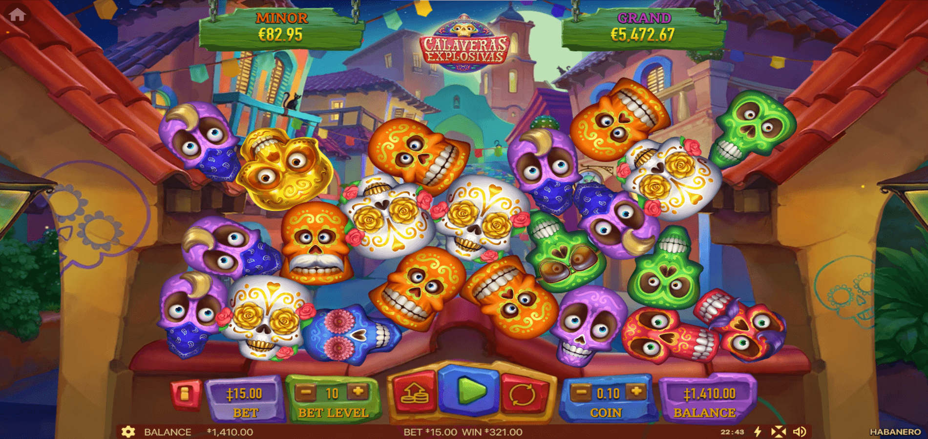 Calaveras Explosivas slot huge win