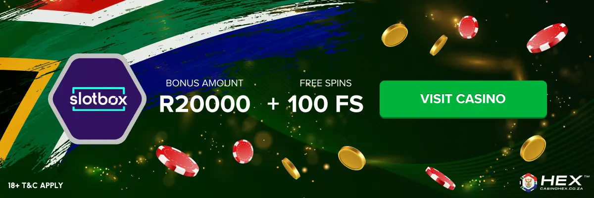 Claim Slotbox casino welcome bonus and enjoy playing slots