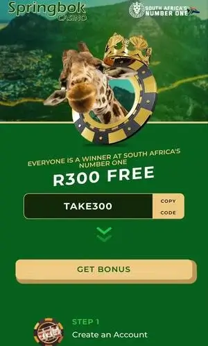 Claim Springbok casino no deposit bonus