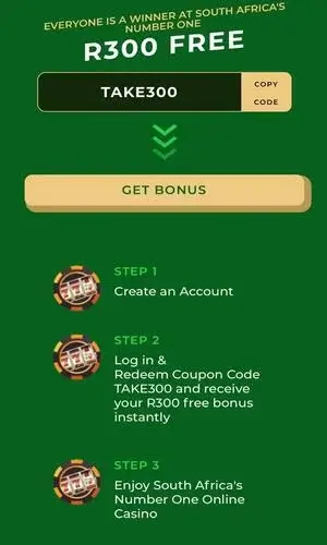 Create an account on Springbok casino