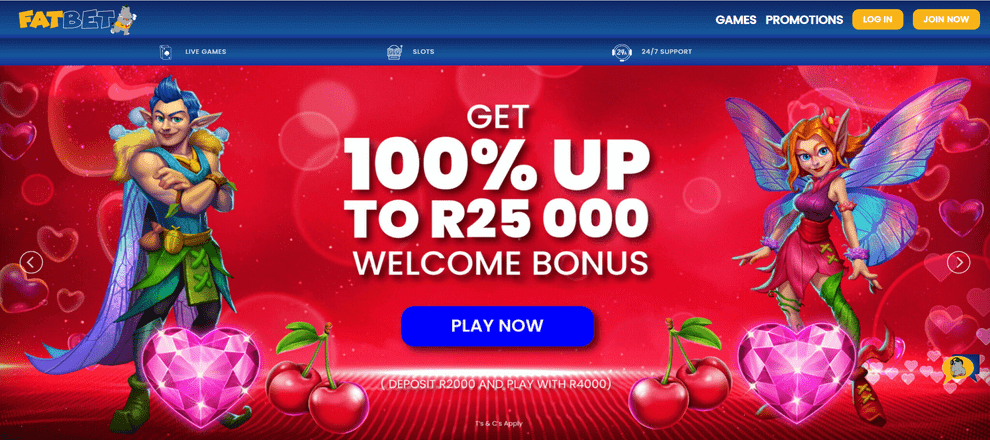 Fatbet casino R100 min deposit amount