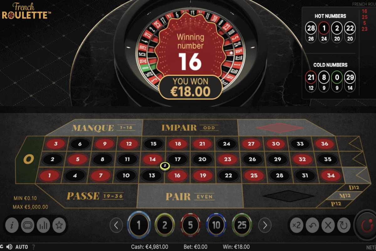 French Roulette VIP Limit