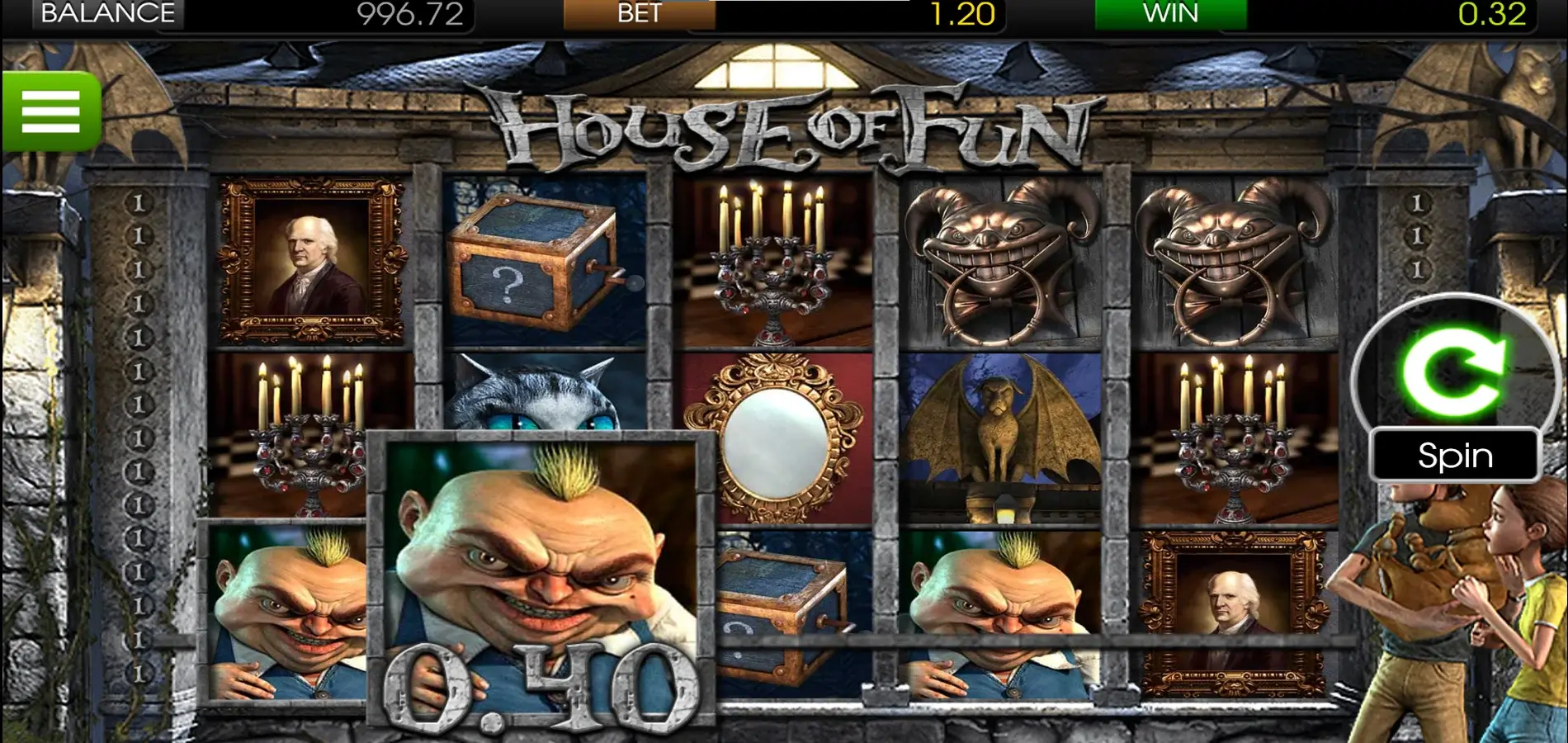 House of Fun online slot game