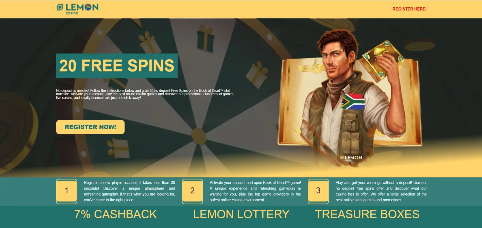 Lemon Casino Free Spins No Deposit Bonus