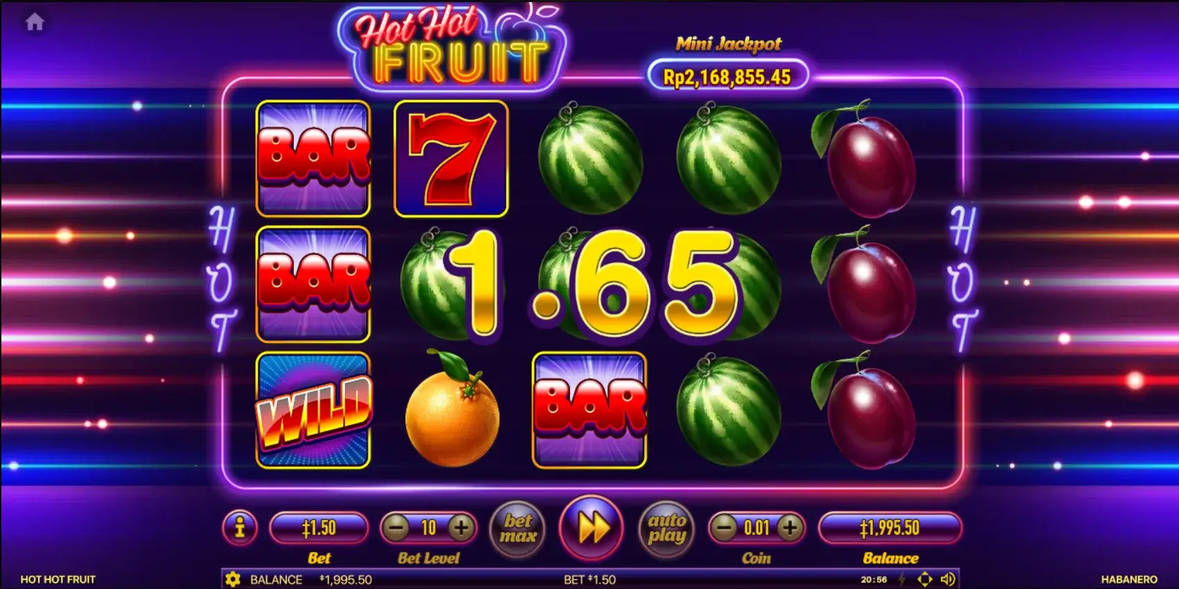 Play the Hot Hot slot for real money and win