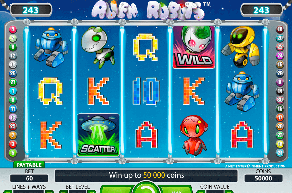 alien robots netent slot