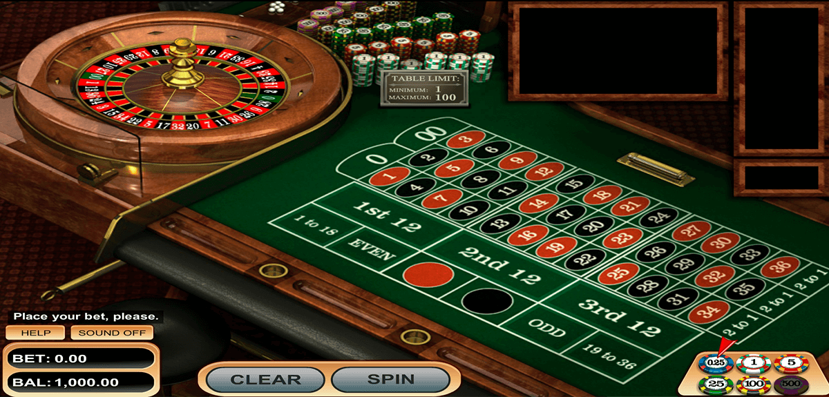 roulette play for free online