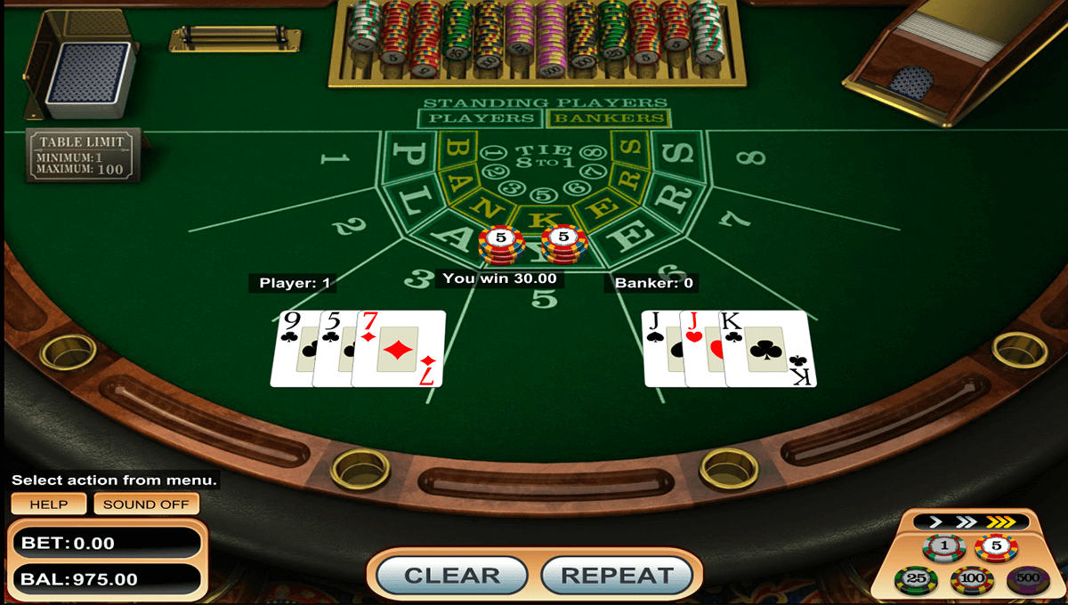 baccarat betsoft online