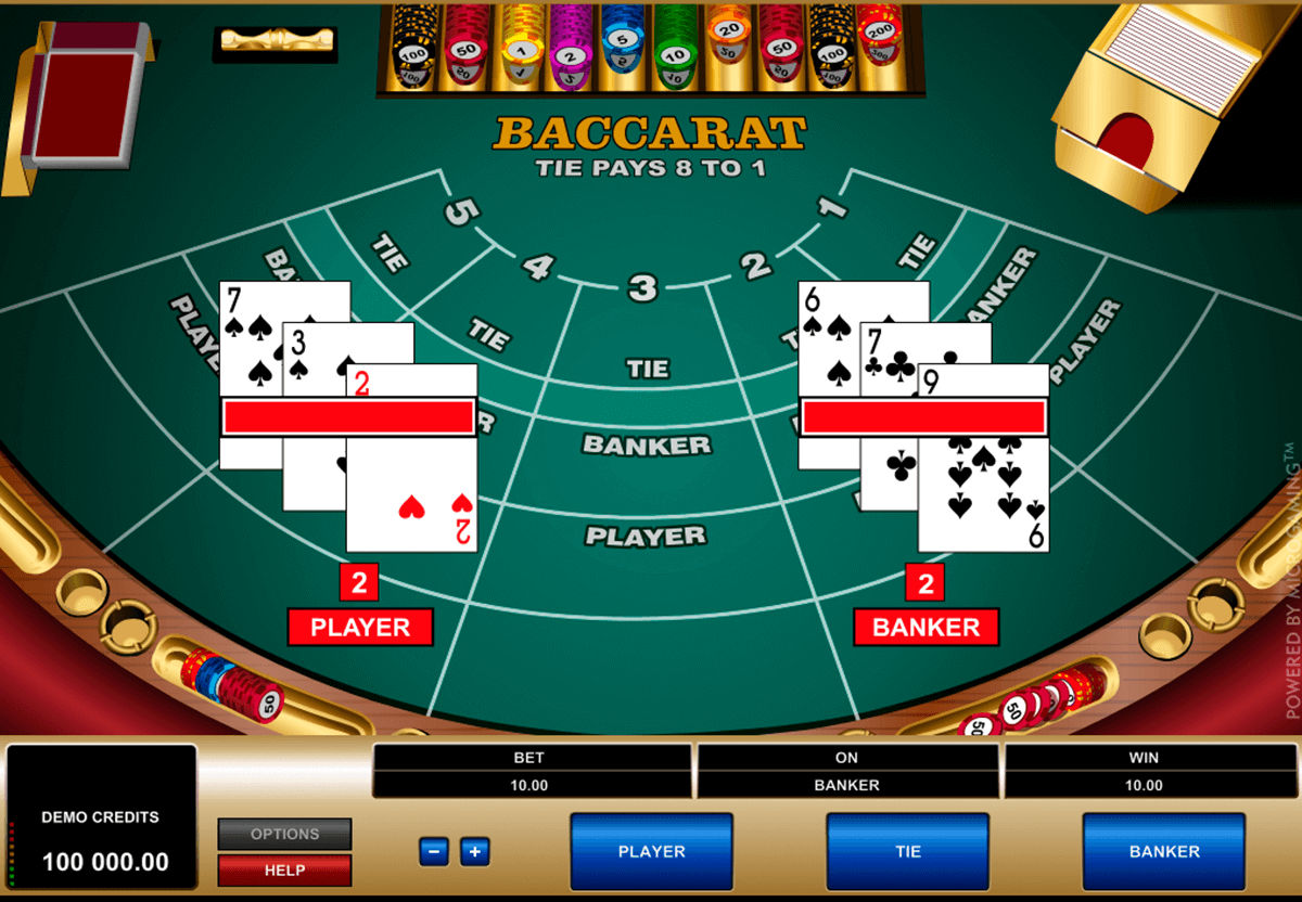 baccarat microgaming online