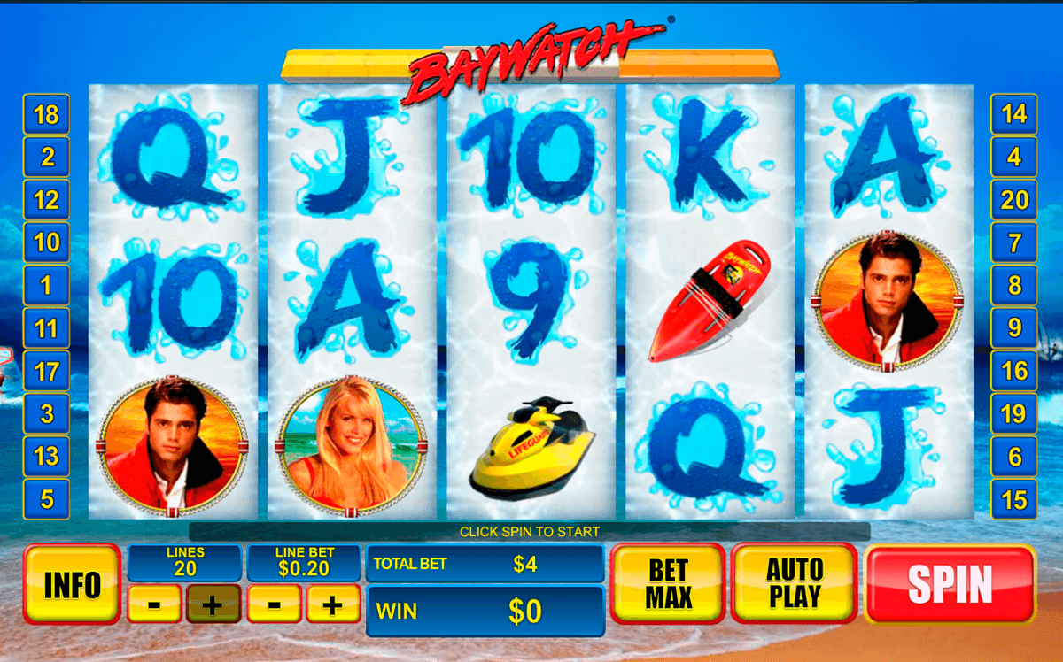 baywatch playtech slot