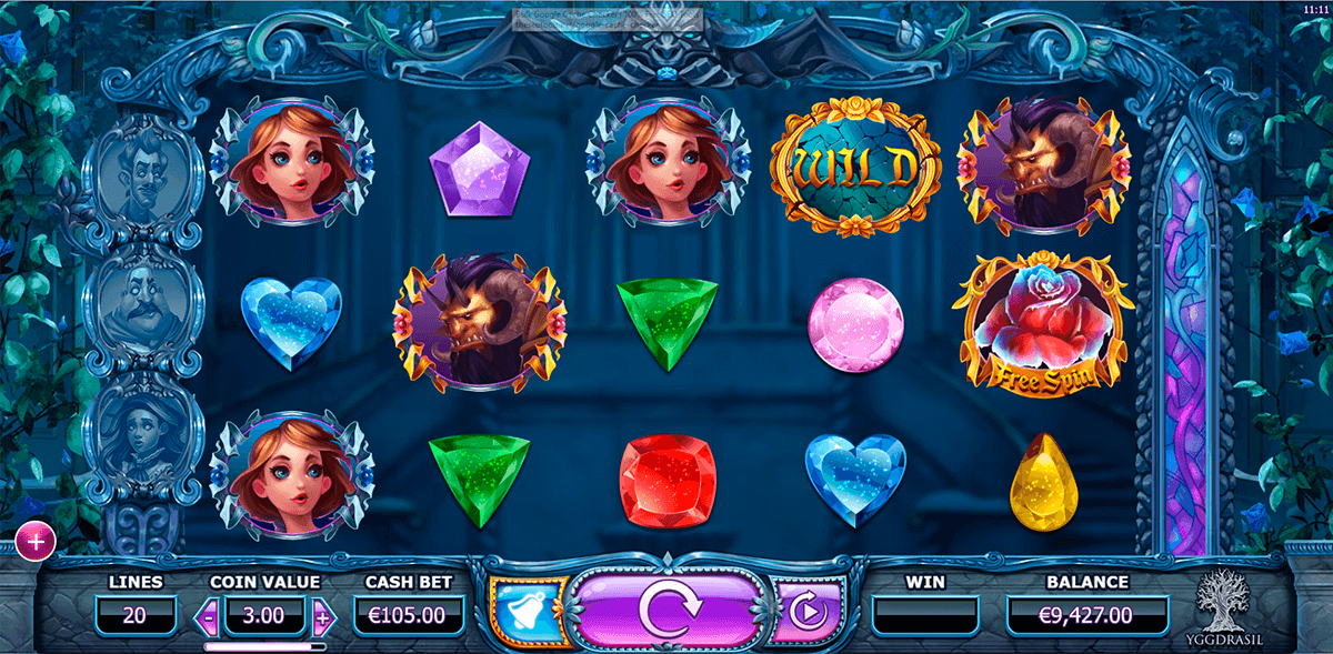 beauty and the beast yggdrasil slot