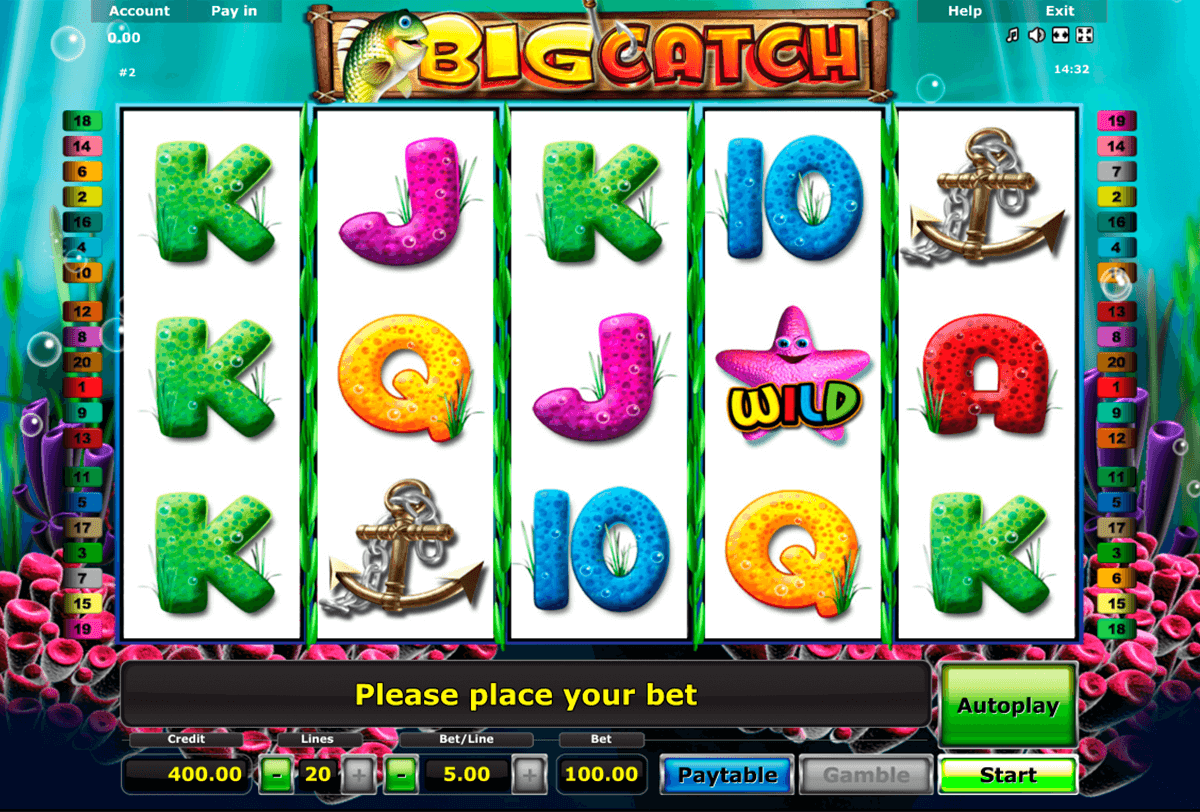 big catch novomatic slot