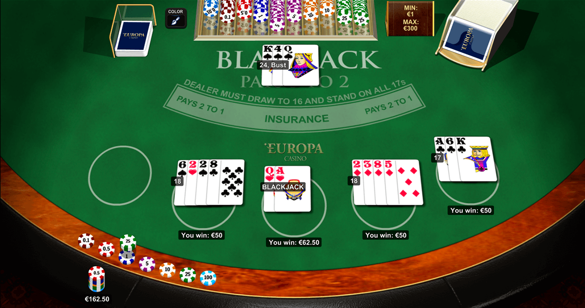 blackjack multihand 5 playtech online