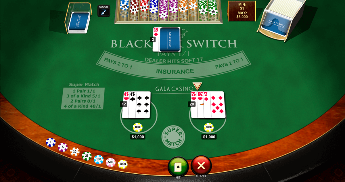 blackjack switch playtech online
