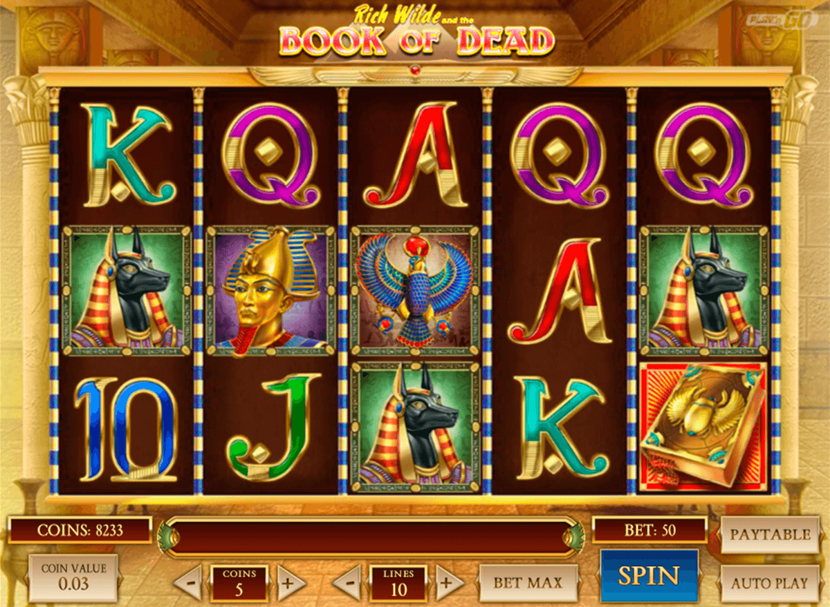 book of dead playn go slot 