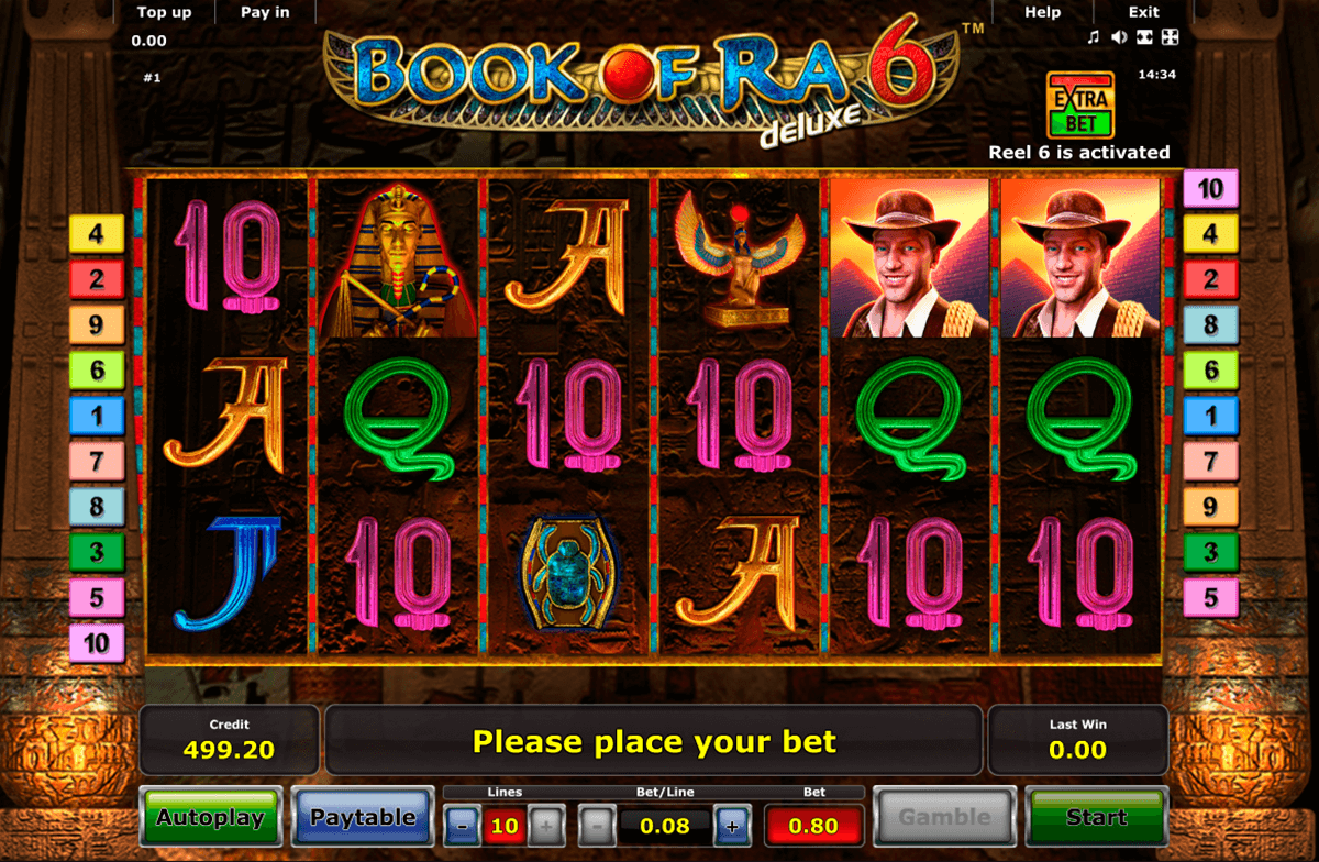 book of ra 6 novomatic slot 