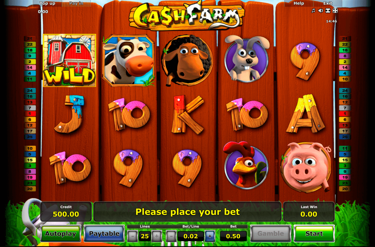 cash farm novomatic slot