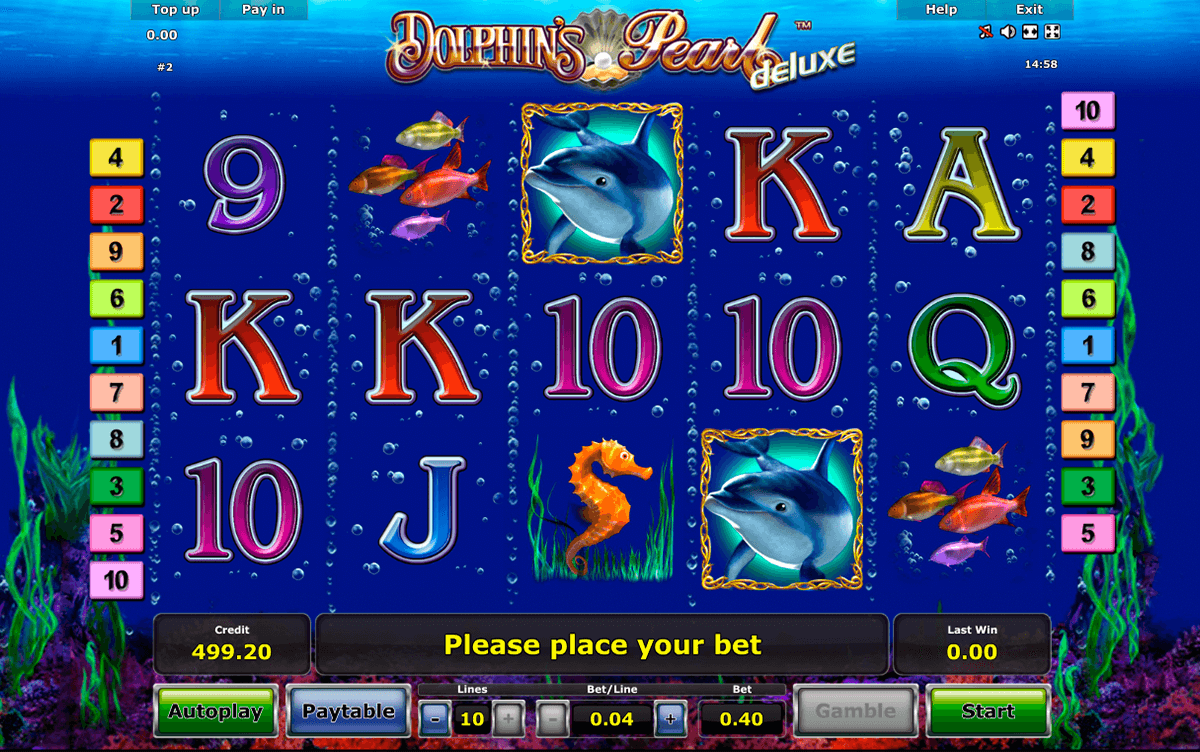 dolphins pearl deluxe novomatic slot 