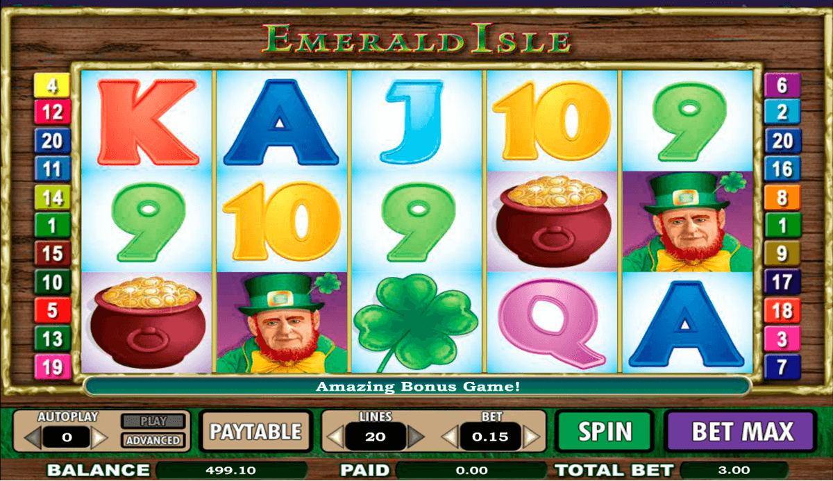 emerald isle amaya slot 