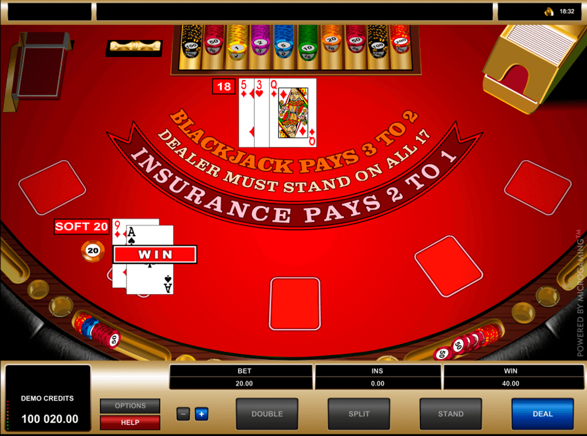 microgaming blackjack rtp and variance