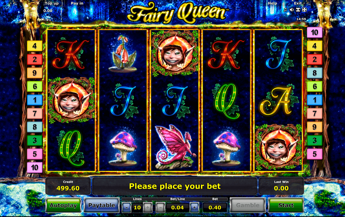 fairy queen novomatic slot 