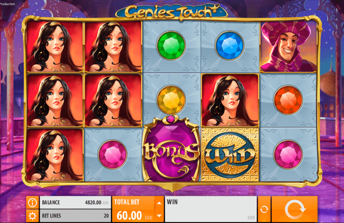 genies touch quickspin slot 