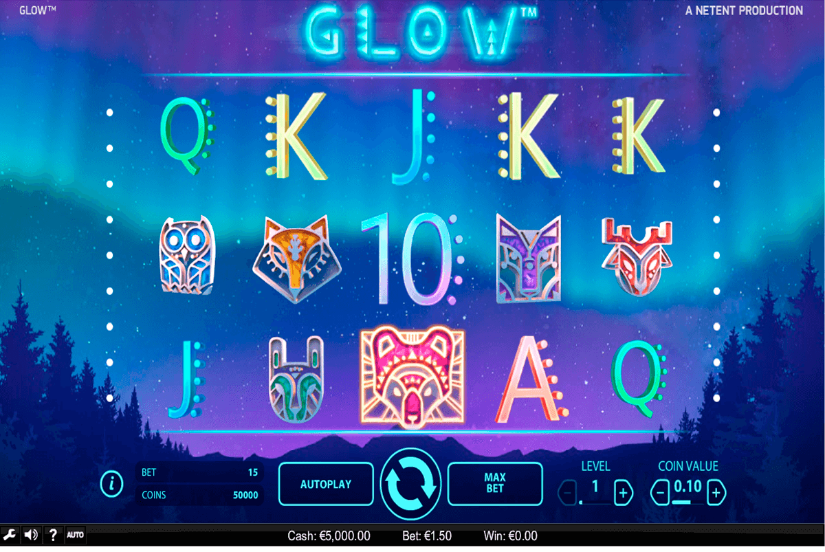 glow netent slot