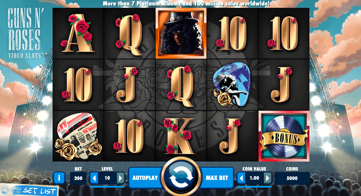 guns n roses netent slot