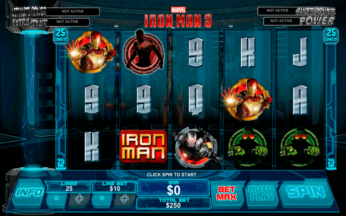 iron man playtech slot