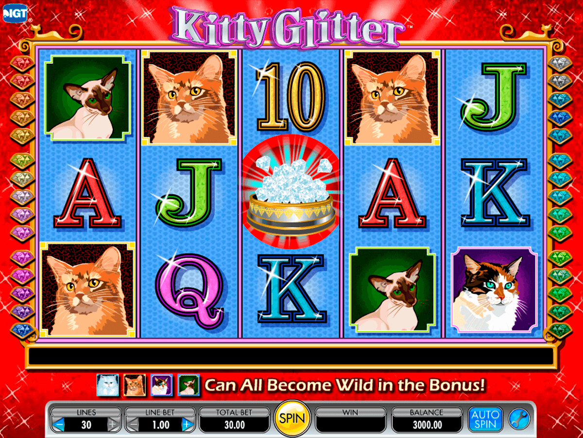 Kitty glitter slot machine locations