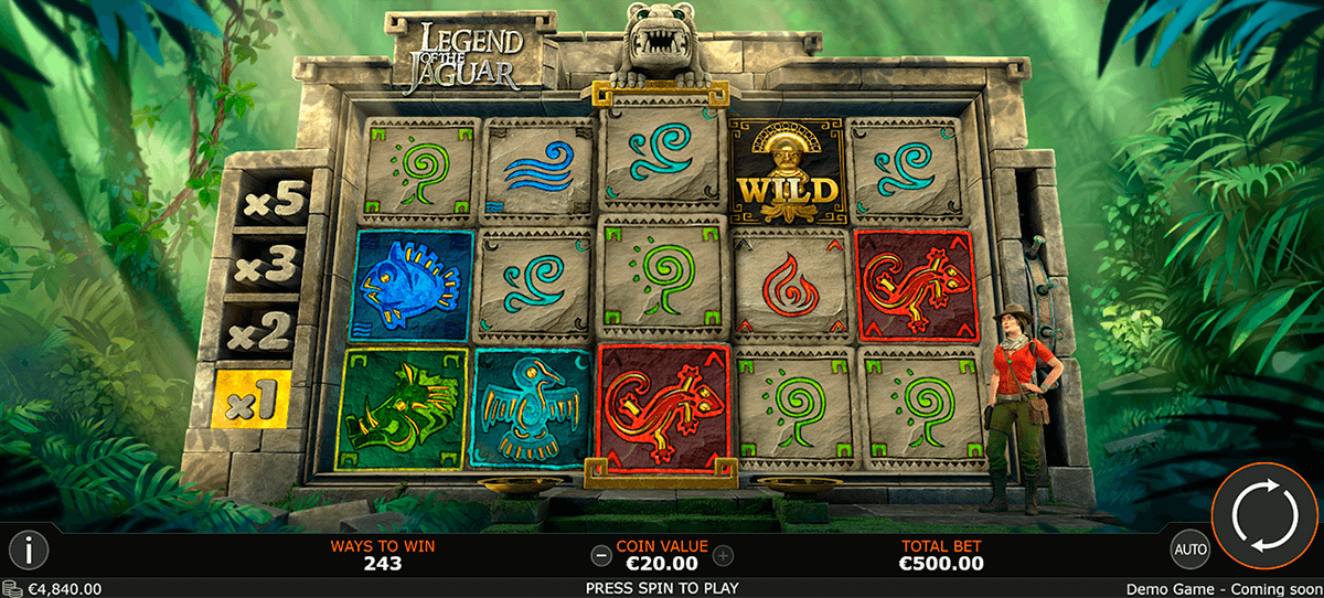 legend of the jaguar playtech slot 