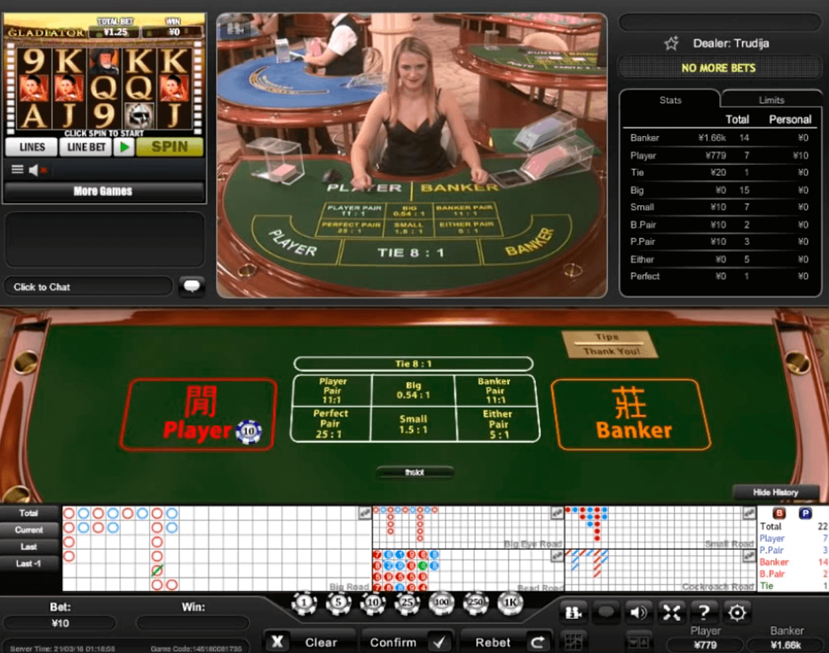 live mini baccarat playtech online
