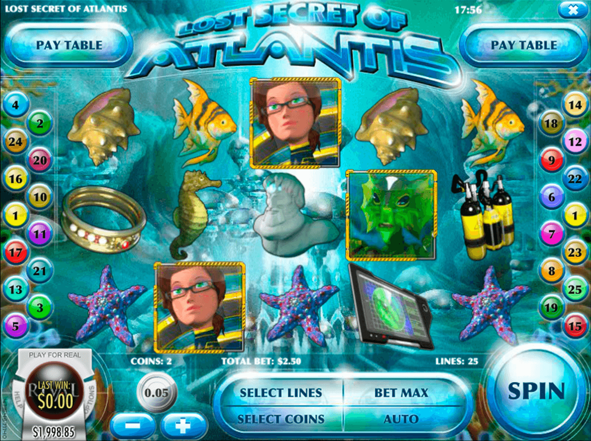 Atlantis free video poker games