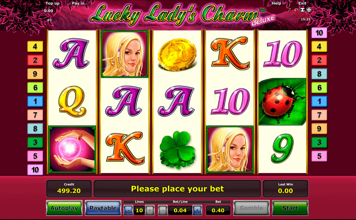 Ladys free free lucky machine charm games casino deluxe slot