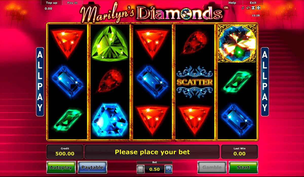 marilyns diamonds novomatic slot