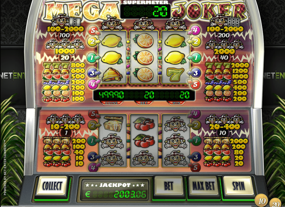 mega joker netent slot