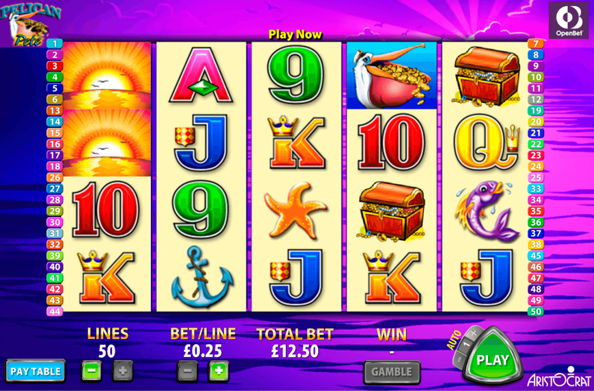 pelican pete aristocrat slot