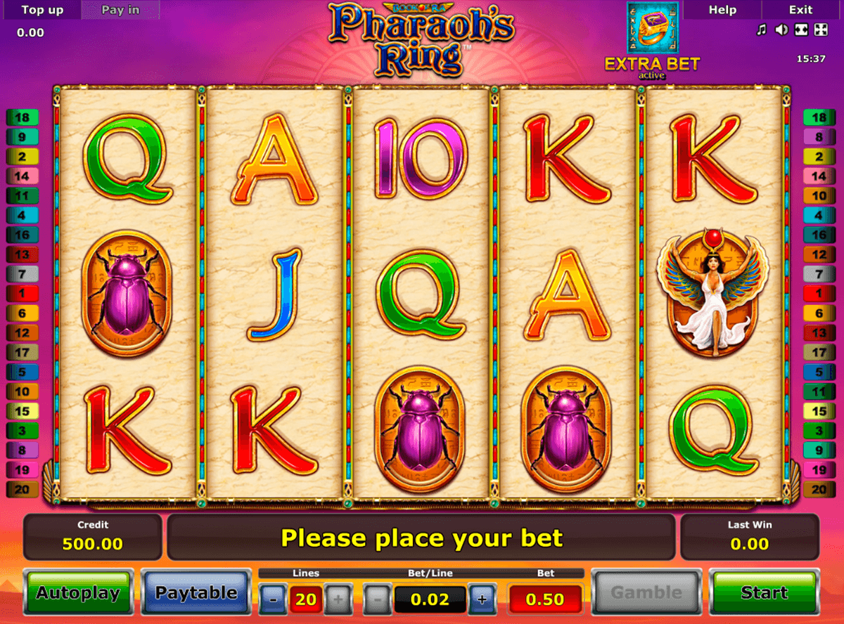 slot machines online pharaoh’s ring