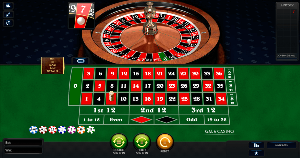 Online European Roulette Game