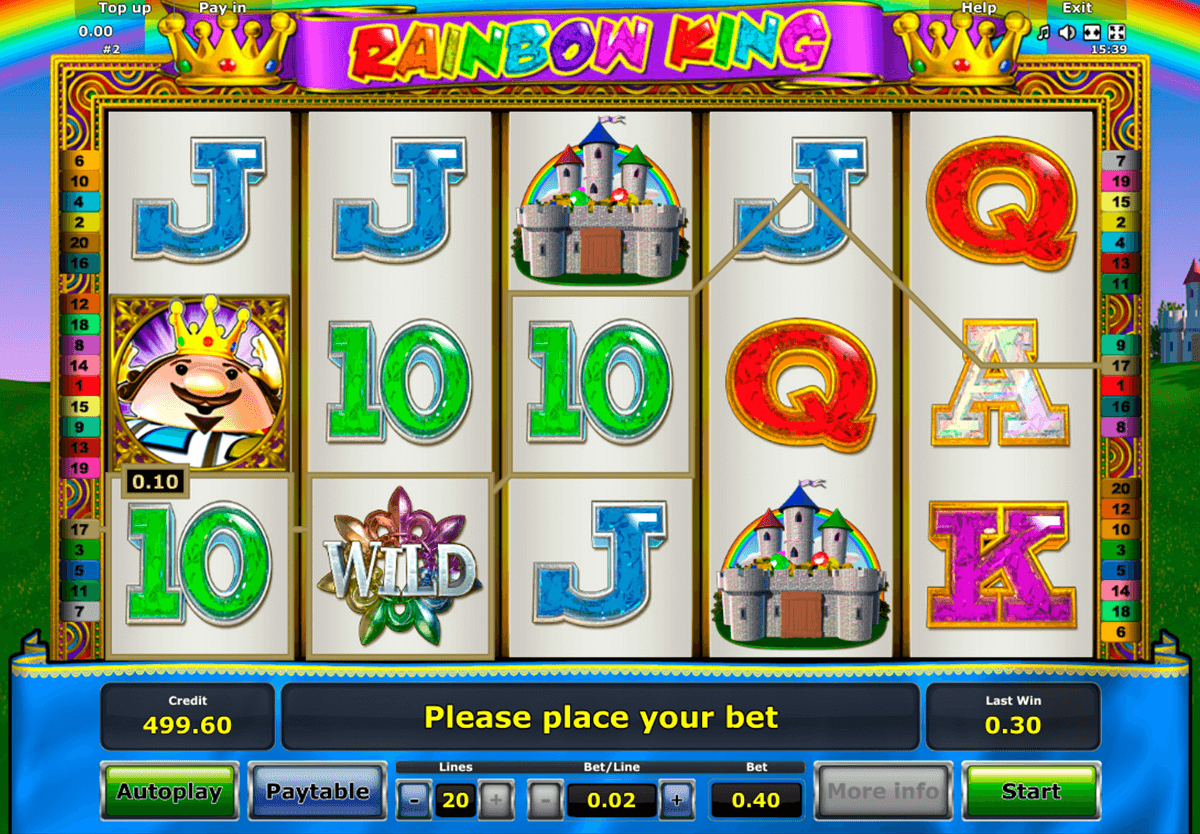 rainbow king novomatic slot
