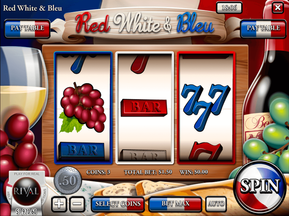 red white bleu rival slot
