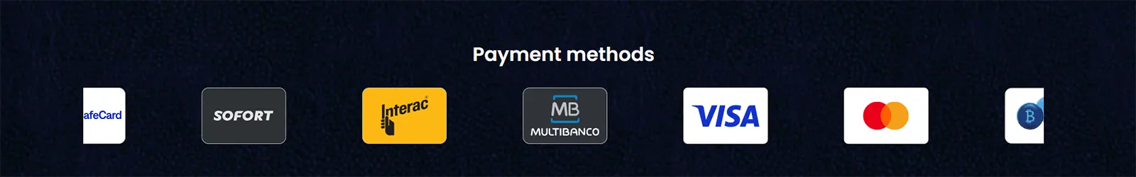 RollCasino Payment Methods in South Africa