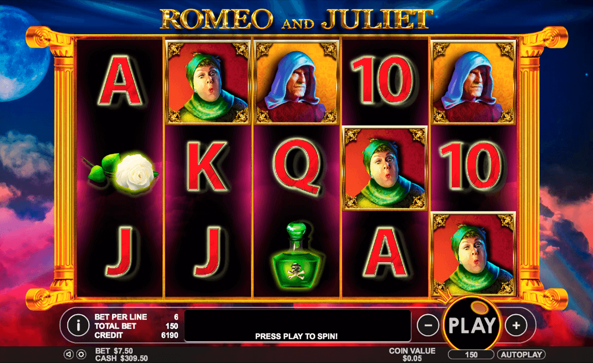 romeo and juliet pragmatic slot 